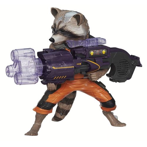 마블시리즈 Marvel Guardians of The Galaxy Big Blastin Rocket Raccoon Figure, 10 Inch