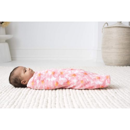  aden + anais Classic Swaddle - 4 Pack - Petal Blooms