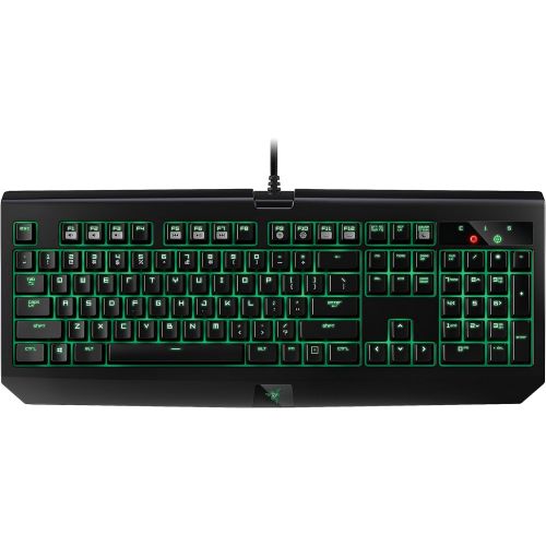 레이저 Razer BlackWidow Ultimate Stealth 2014 Edition Elite Mechanical Gaming Keyboard - Orange Switch