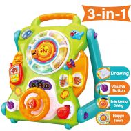 /IPlay, iLearn iPlay, iLearn Baby Sit to Stand Walkers Toys, Kids Activity Center, Toddlers Musical Fun Table, Lights n Sounds, Learning, Birthday Gift for 6, 9, 12, 18 Month, 1, 2 Year Olds, Inf