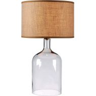 Kenroy Home 32261CLR Capri Table Lamp, Clear Glass FinisH , 31 x 17 x 17