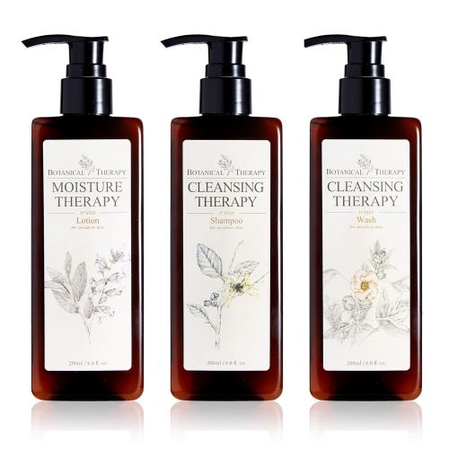  Botanical Therapy Gift Set, Shampoo, Body Lotion, and Body Wash - for babies and toddlers.