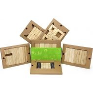 [무료배송] 테구 자석 나무 블록 세트 130 Piece Tegu Classroom Magnetic Wooden Block Set, Natural