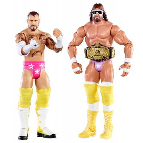 더블유더블유이 WWE Battle Pack: Randy Savage vs. CM Punk Figure 2-Pack Series 14