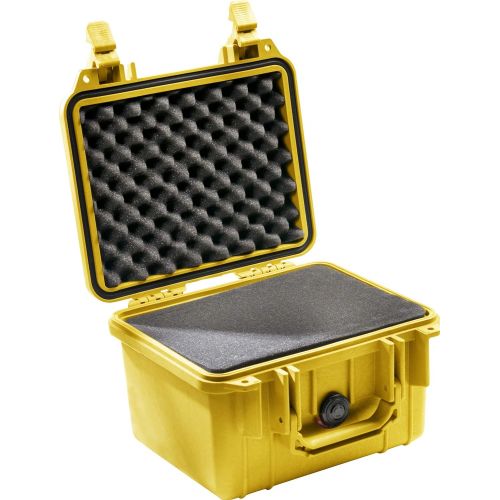  Pelican 1300 Camera Case With Foam (Yellow)
