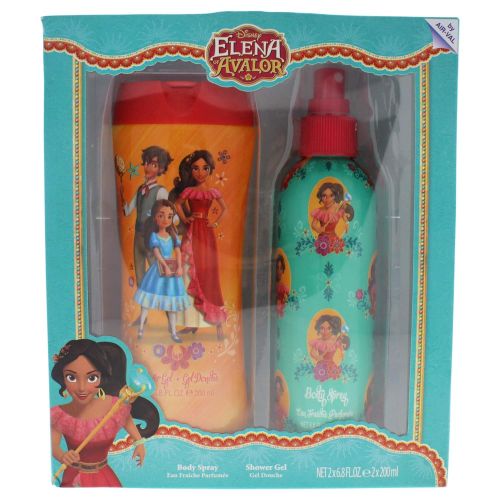 디즈니 Disney Elena of Avalor for Kids 2 Piece Gift Set with Body Spray & Shower Gel