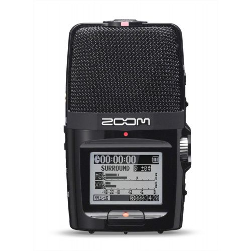  Brand: Zoom Zoom H2n Stereo/Surround-Sound Portable Recorder, 5 Built-In Microphones, X/Y, Mid-Side, Surround Sound, Ambisonics Mode, Records to SD Card, For Recording Music, Audio for Video,