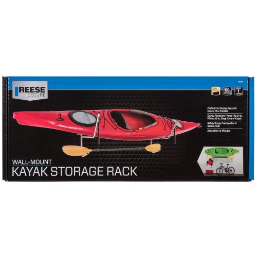  Reese Secure 9550100 Wall-Mount Kayak Storage Rack, 1 Pack