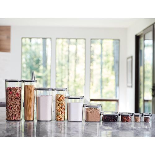  Rubbermaid Brilliance Pantry Airtight Food Storage Container, BPA-free Plastic, 10-Piece set with Lids