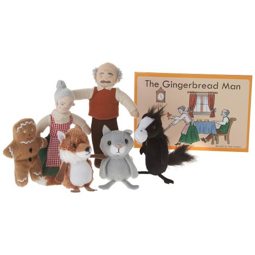  The Puppet Company Traditional Story Sets The Gingerbread Man Book and Finger Puppets Set