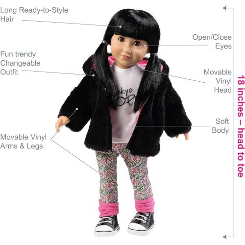 아도라 베이비 Adora Amazing Girls 18-inch Doll, Zoe (Amazon Exclusive)