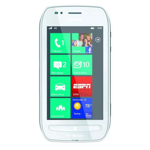  Nokia Lumia 710 8Gb White WiFi Windows Touchscreen Unlocked GSM 3G Cell Phone