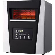 Homegear 1500W Infrared Electric Portable Space Heater Black + Remote Control