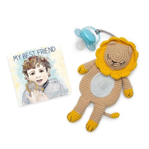  Banded Sleepyhead Collection Little Lion Sleepyhead Gift Set with Pacifier Holder Toy andBest Friend...