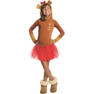 Rubies Wizard of Oz Cowardly Lion Hoodie Dress Costume, Child Large