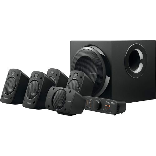 로지텍 [아마존베스트] Logitech 로지텍 서라운드 사운드 스피커 시스템  Z906 5.1 Surround Sound Speaker System 