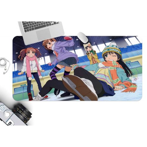 3D Toaru Majutsu No Index 653 Japan Anime Game Non-Slip Office Desk Mouse Mat Game AJ WALLPAPER US Angelia (W120cmxH60cm(47x24))