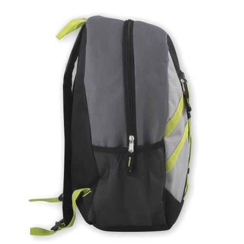  Trail maker Trailmaker Full Size 17 Inch Bungee Backpack With Mesh Side Pockets (Black)