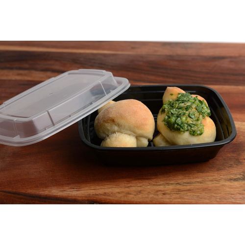  Noodles box EcoQuality Meal Prep Containers [600 Pack] Rectangle Containers with Lids, Food Storage Bento Box, Microwavable, Premium Bowl, Stir Fry | Lunch Boxes | BPA Free | Freezer/Dishwashe