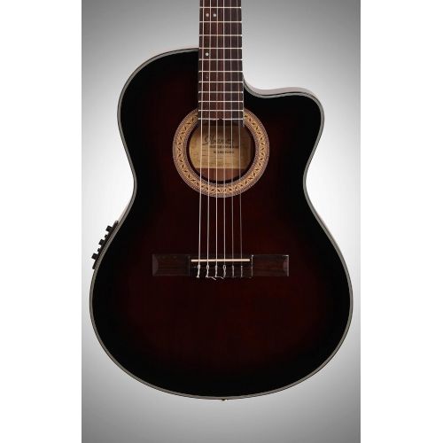  Ibanez GA35TCEDVS AcousticElectric Guitar - Dark Violin Burst