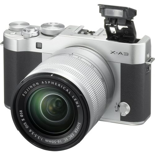 후지필름 Fujifilm X-A3 Mirrorless Camera XC16-50mm F3.5-5.6 II Lens Kit - Silver