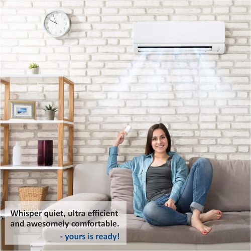  COOPER AND HUNTER Dual 2 Zone Mini Split Ductless Air Conditioner Heat Pump 12000 18000