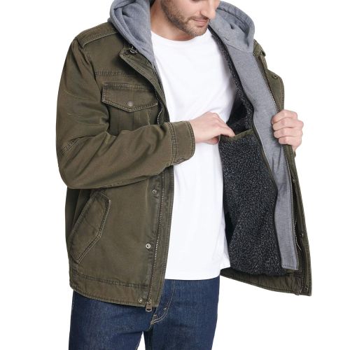 리바이스 Levi's Levis Mens Four-Pocket Hooded Jacket