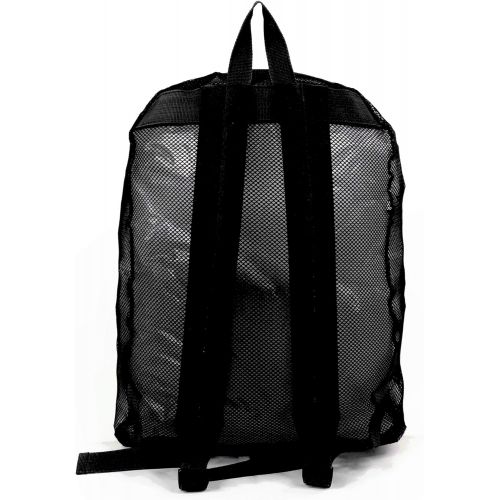  K-Cliffs Mesh Backpack See through Student School Bag Bookbag Mesh See Through Daypack