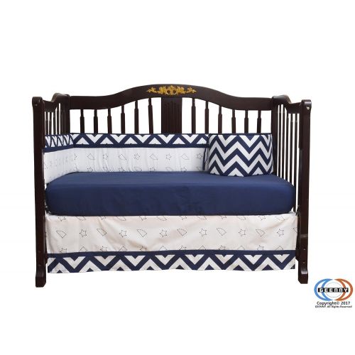  GEENNY Baby Nautical Explorer 13 Piece Nursery Crib Bedding Set
