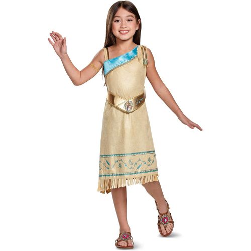  Disguise Pocahontas Deluxe Costume, Brown, Medium (7-8)