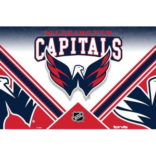  Tervis NHL Washington Capitals Ice Stainless Steel Tumbler With Lid, 30 oz, Silver