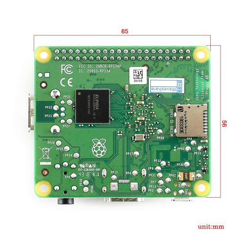  CQRobot Raspberry Pi 3 Model A+, 1.4GHz 64-bit Quad-core ARM Cortex-A53 CPU, Dual-band 2.4 GHz, 5 GHz Wireless LAN, Bluetooth 4.2BLE, 512MB LPDDR2 SDRAM, Extended 40-pin GPIO Header, Smal
