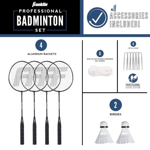  Franklin Sports Professional Badminton Set