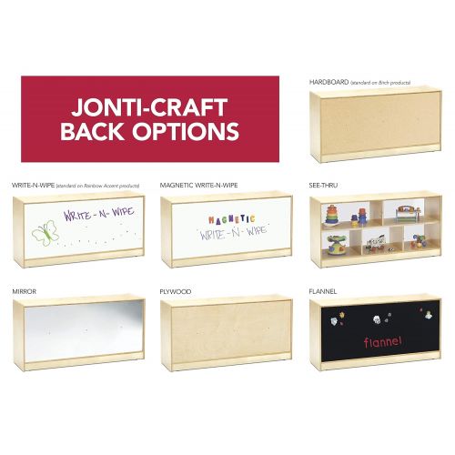  Jonti-Craft 0421JC 20 Cubbie-Tray Mobile Storage with Colored Trays
