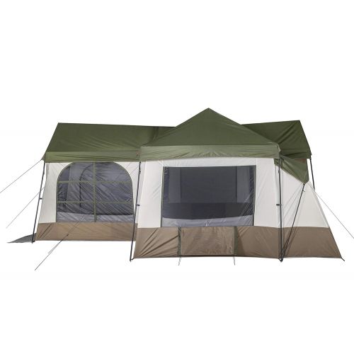  Amagoing Spacious,Fast and Easy to Set Up Ozark Trail Hazel Creek 12 Person Family House Tent,Offers Plenty of Headroom for More Comfortable Experience,with Large Vestibule,Media Sleeve,Pow