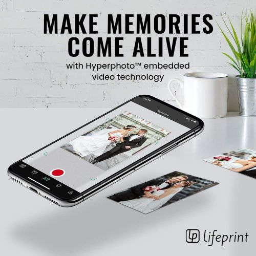  Lifeprint 2x3 Portable Photo AND Video Printer for iPhone and Android. Make Your Photos Come To Life w/ Augmented Reality - White