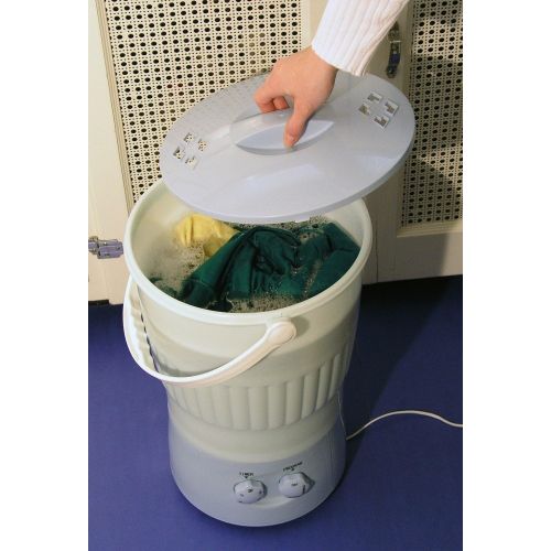  As Seen On TV Wonder Washer - a Portable Mini Clothes Washing Machine That goes Anywhere - Ideal for Cleaning Clothes On the Go - 10 Liter Capacity