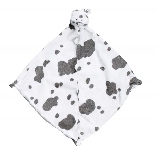  Angel Dear Pair and A Spare 3-Piece Blanket Set, White Cow with Grey Spots