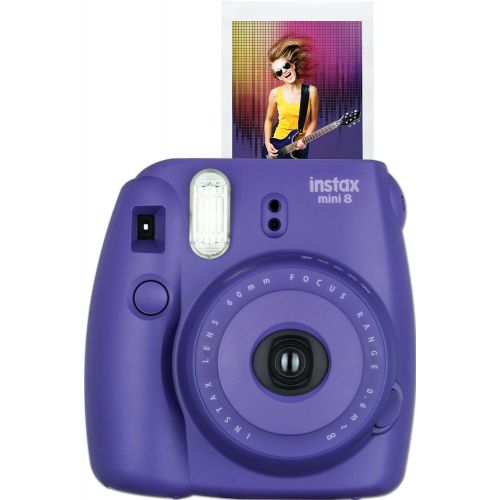 후지필름 Fujifilm Instax Mini 8 Instant Film Camera (Grape) (Discontinued by Manufacturer)
