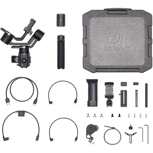 디제이아이 [아마존베스트]DJI 2019 Ronin-SC Compact Stabilizer 3-Axis Gimbal Handheld Stabilizer Pro Combo Kit (Loki) for Mirrorless Camera Videographer Bundle - CP.RN.00000043.01