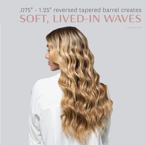  T3 - Cascading Waves Reverse Tapered Styling Iron Barrel for T3 Convertible Collection, 0.75” - 1.25” Reverse Tapered Curling Wand Barrel for Lived-in Waves, Fits T3 Convertible Ba