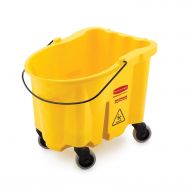 Rubbermaid Commercial Products Rubbermaid Commercial WaveBrake Bucket, 35-Quart Capacity, 20.1-Inch Length x 16-Inch Width x 17.4-Inch Height, Red (FG757088RED)