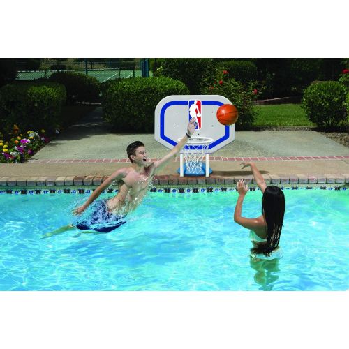  Poolmaster 72931 NBA Logo Pro Rebounder-Style Poolside Basketball Game