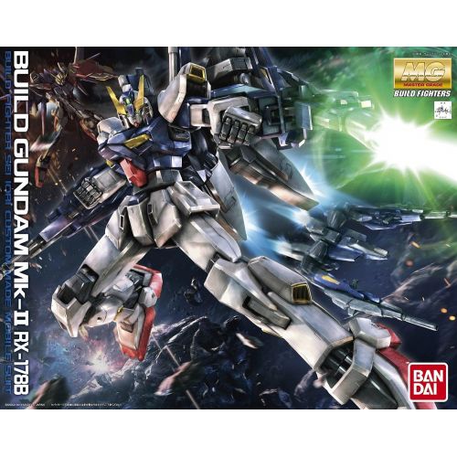 반다이 Bandai Hobby MG Build Gundam MK 2 Model Kit (1100 Scale)