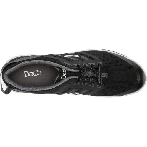  Dexter Bowling Shoes Dexter Mens Roger II Bowling Shoes- BlackWhite