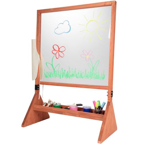  Svan Double Sided IndoorOutdoor Plexiglass Art Easel (21 x 36 x 51 in) - Easy to Clean, Kids Can Draw or Paint from Both Sides