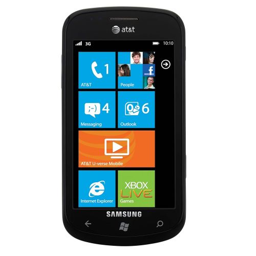 삼성 Samsung Focus I917 Unlocked Phone with Windows 7 OS, 5 MP Camera, and Wi-Fi--No Warranty (Black)