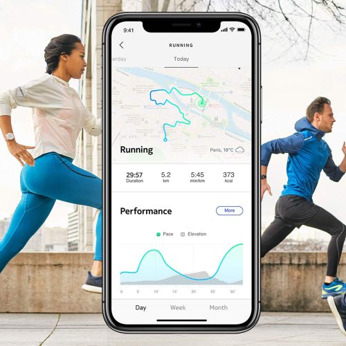  Withings Move Hybrid Smartwatch - Activity Tracker with Connected GPS, Sleep Monitor, Water Resistant with 18-month battery life