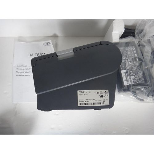 엡손 Epson C31CA85084 TM-T88V Thermal Receipt Printer Serial and USB Energy Star with PS180 - Color Dark Gray
