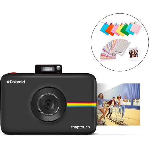 폴라로이드 Polaroid SNAP Touch 2.0  13MP Portable Instant Print Digital Photo Camera w/Built-In Touchscreen Display, Black